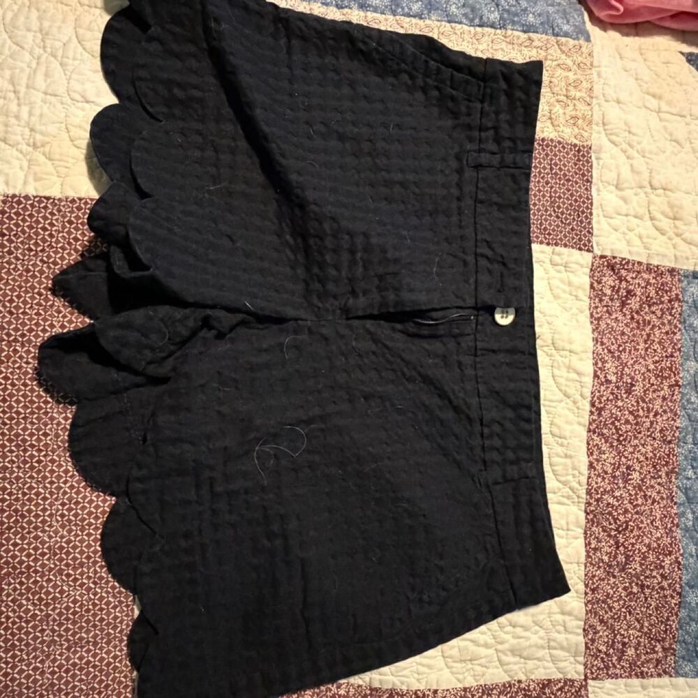 Crown-ivy Women's Black and Navy Shorts